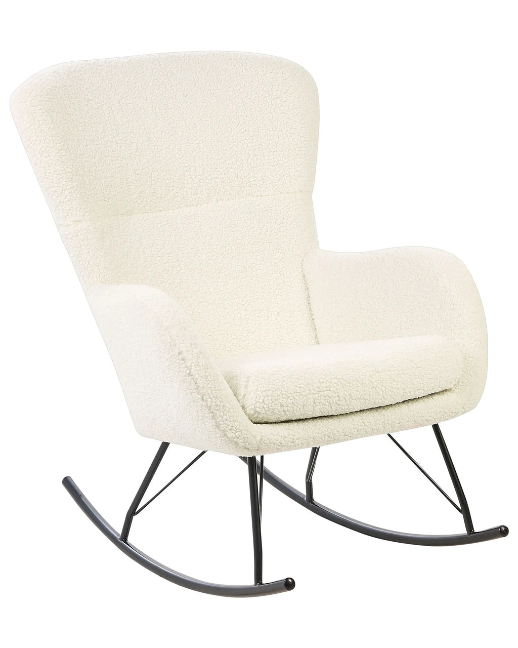 Rocking Chair ANASET Boucle Light Beige