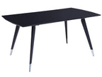 Dining Table MOSSLE Black 160 cm 90 cm