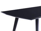 Dining Table MOSSLE Black 160 cm 90 cm