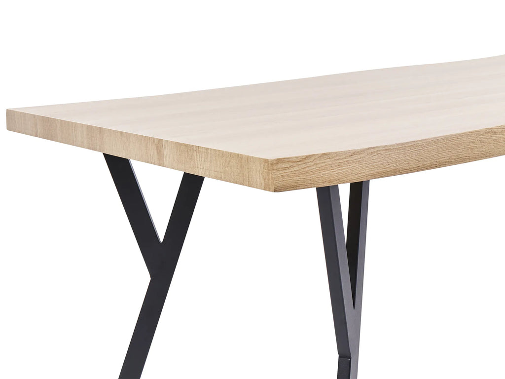 Dining Table ALTON Light Brown 180 cm 90 cm