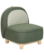 Kids Armchair Dinosaur FABORG Fabric Dark Green