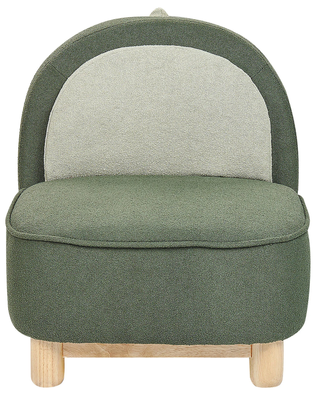 Kids Armchair Dinosaur FABORG Fabric Dark Green