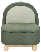 Kids Armchair Dinosaur FABORG Fabric Dark Green