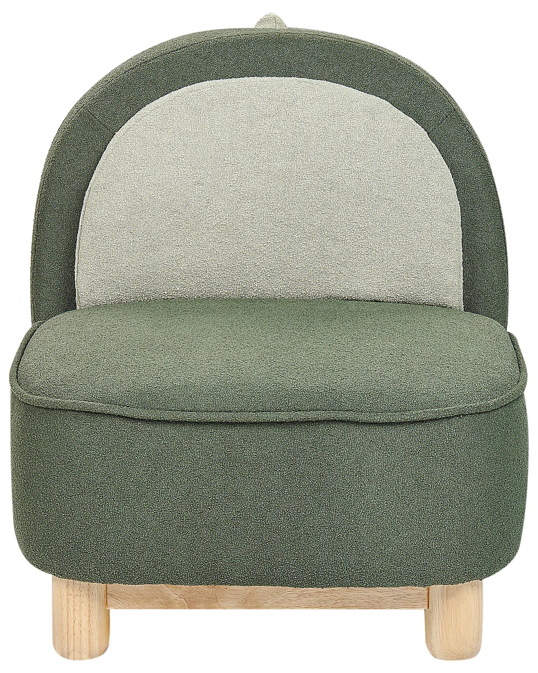 Kids Armchair Dinosaur FABORG Fabric Dark Green