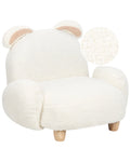 Kids Armchair Rabbit KANNA Boucle Off-White