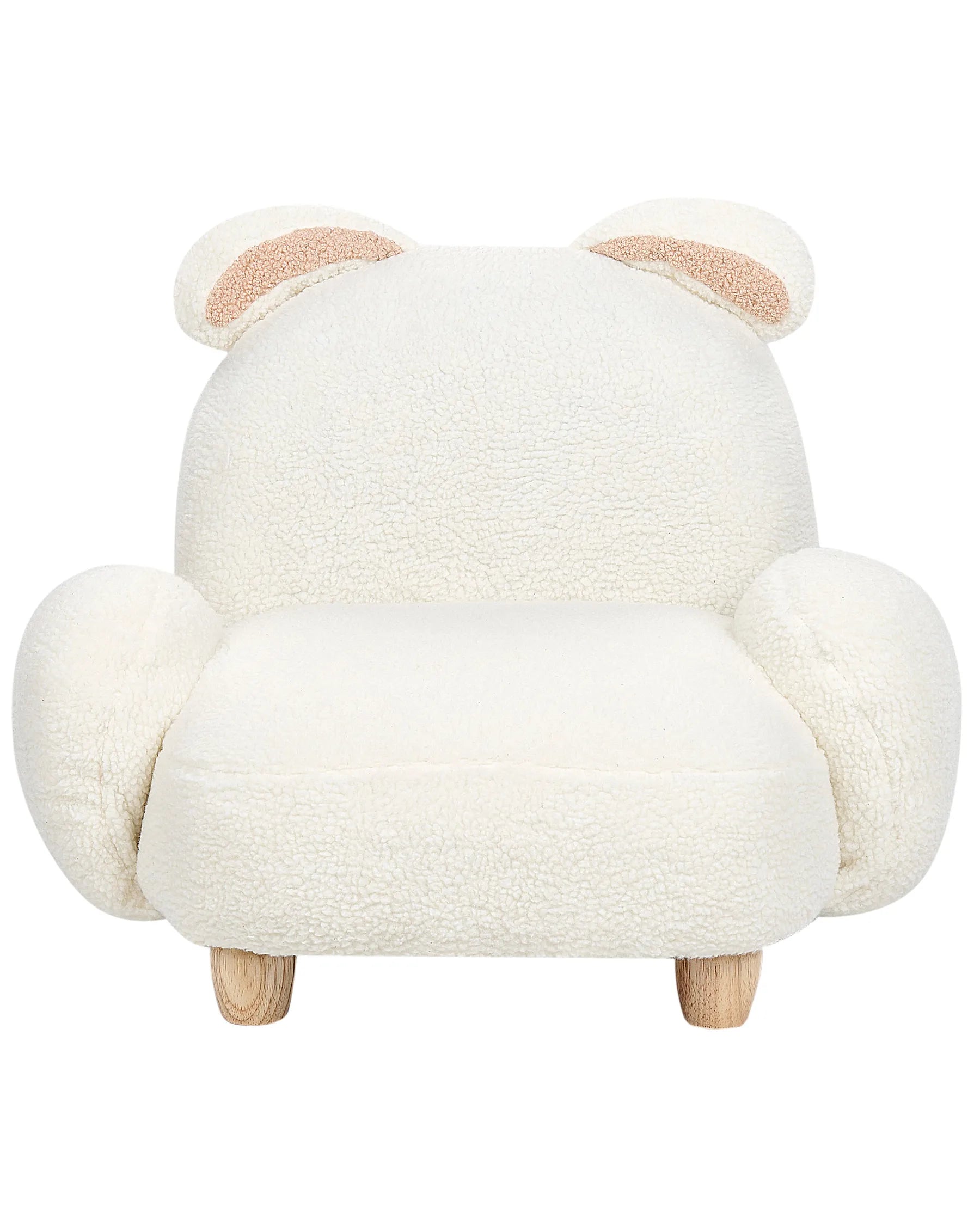 Kids Armchair Rabbit KANNA Boucle Off-White