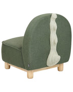Kids Armchair Dinosaur FABORG Fabric Dark Green