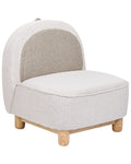 Kids Armchair Dinosaur FABORG Fabric Light Beige