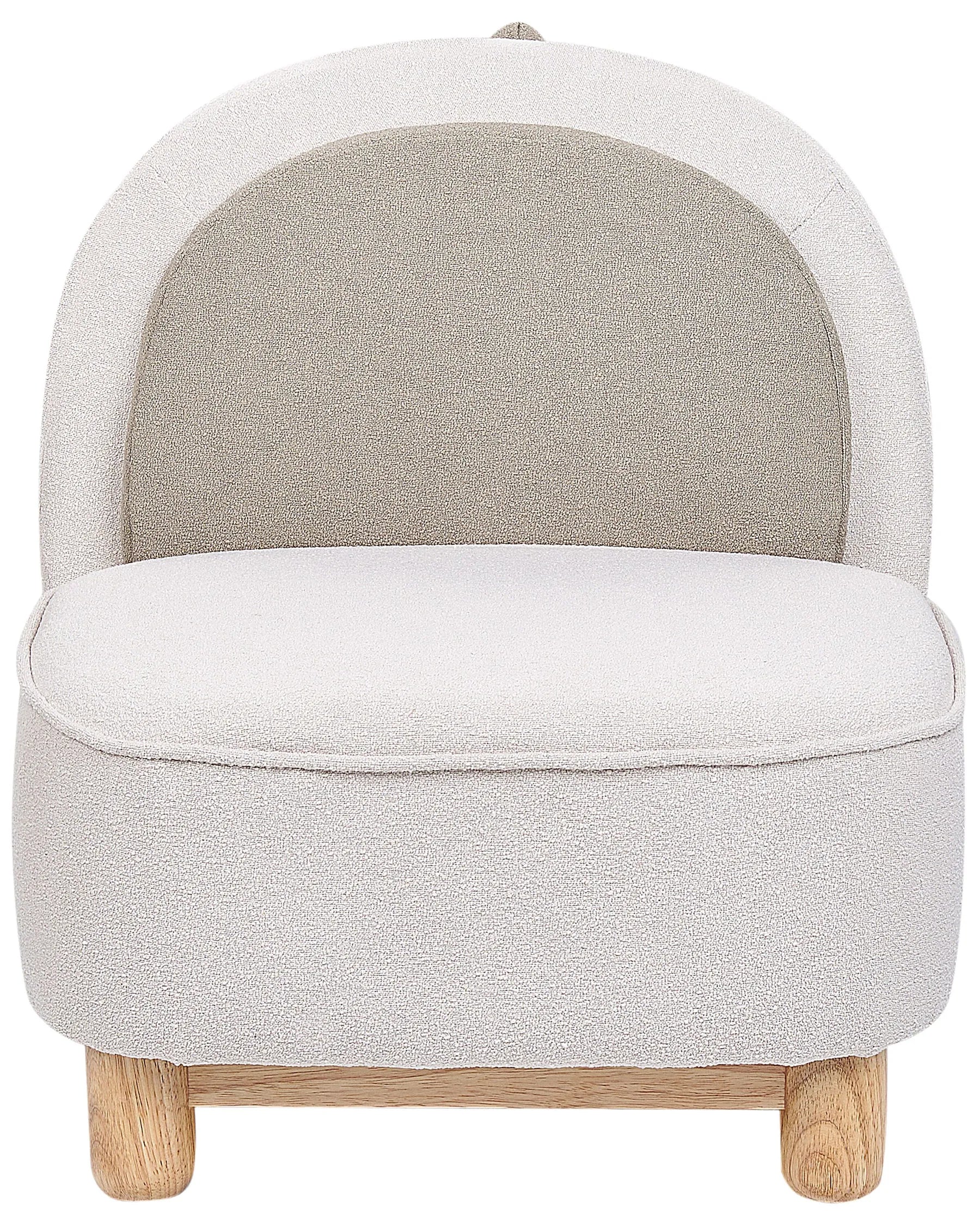 Kids Armchair Dinosaur FABORG Fabric Light Beige