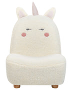 Kids Armchair Unicorn LULEA Boucle Off-White