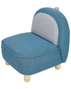 Kids Armchair Dinosaur FABORG Fabric Blue