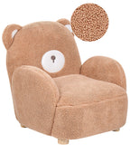 Kids Armchair Teddy Bear BOO Boucle Brown