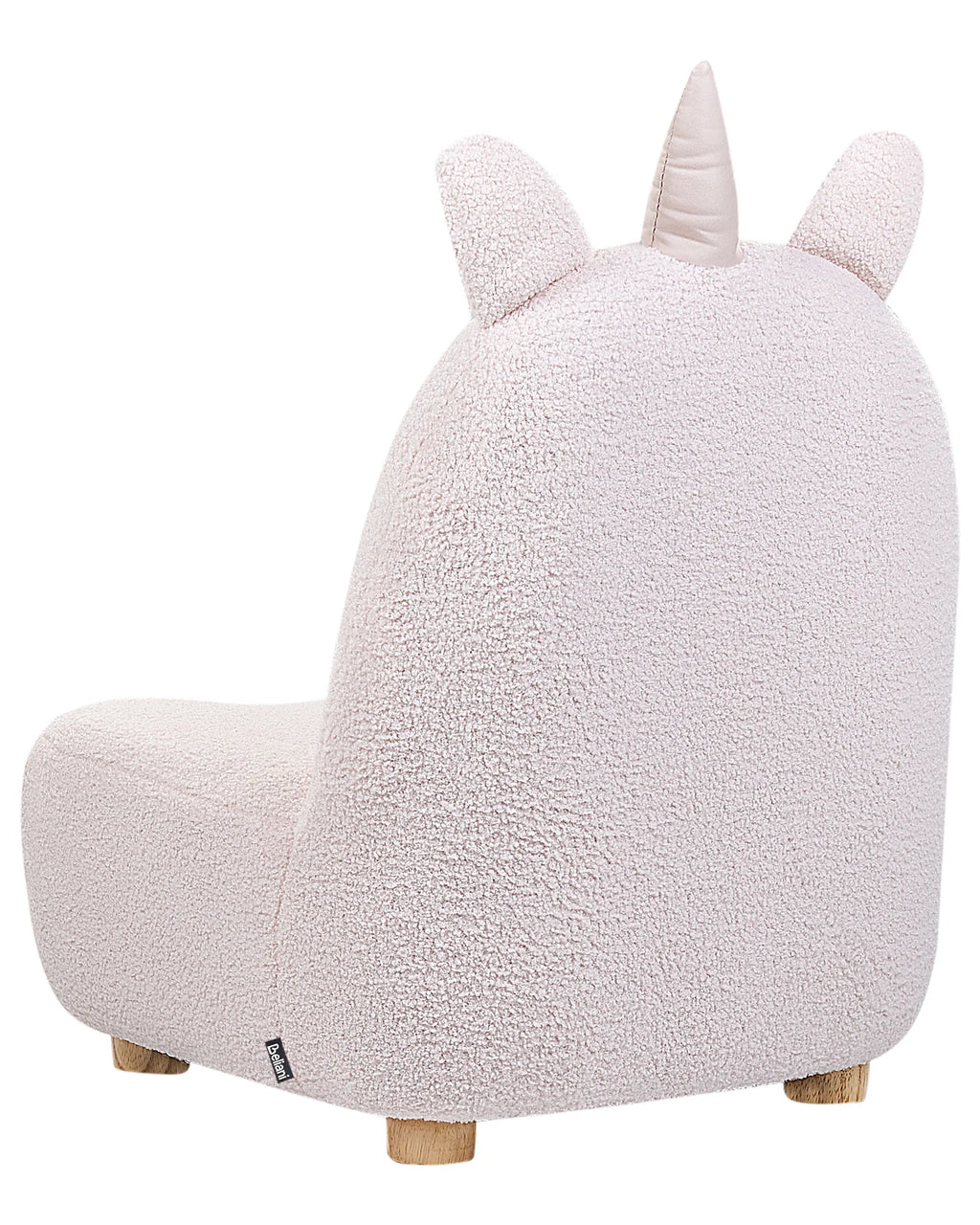 Kids Armchair Unicorn LULEA Boucle Pastel Pink