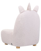 Kids Armchair Unicorn LULEA Boucle Pastel Pink