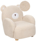 Kids Armchair Teddy Bear BOO Boucle Beige