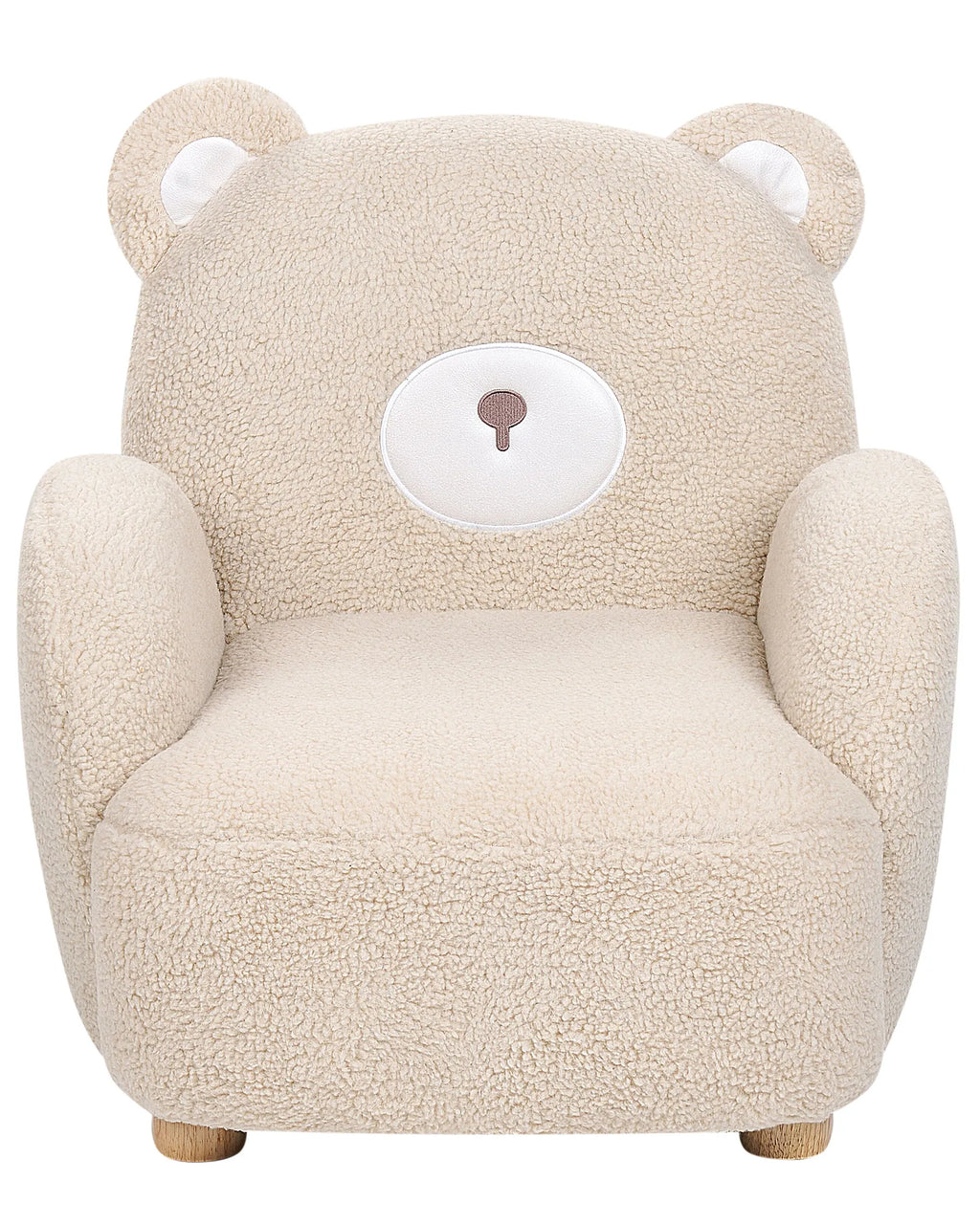 Kids Armchair Teddy Bear BOO Boucle Beige