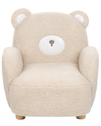 Kids Armchair Teddy Bear BOO Boucle Beige