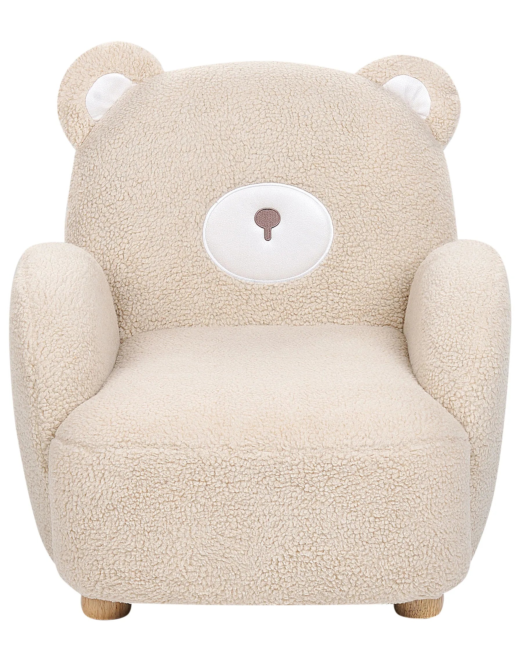 Kids Armchair Teddy Bear BOO Boucle Beige