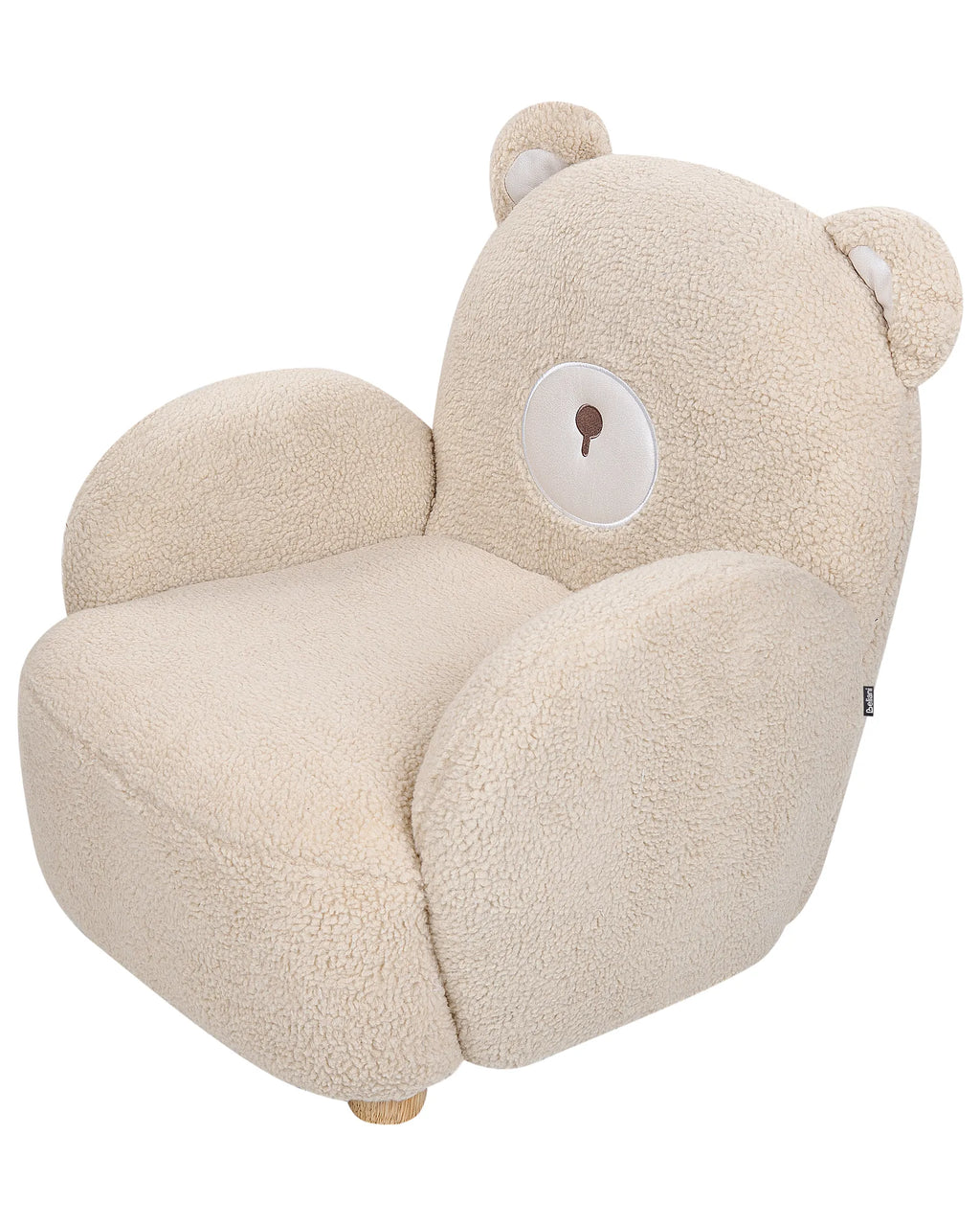 Kids Armchair Teddy Bear BOO Boucle Beige