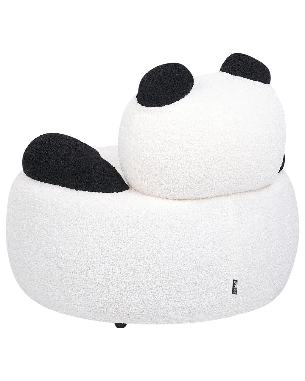 Kids Armchair Panda VIBY Boucle White
