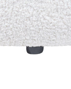 Kids Armchair Panda VIBY Boucle White