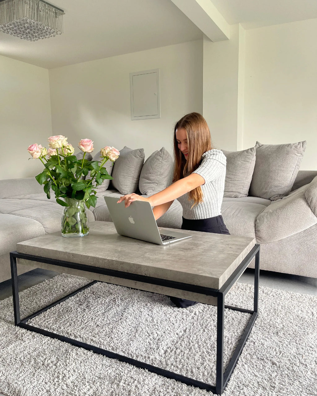 Coffee Table ALTOS Grey Concrete Effect