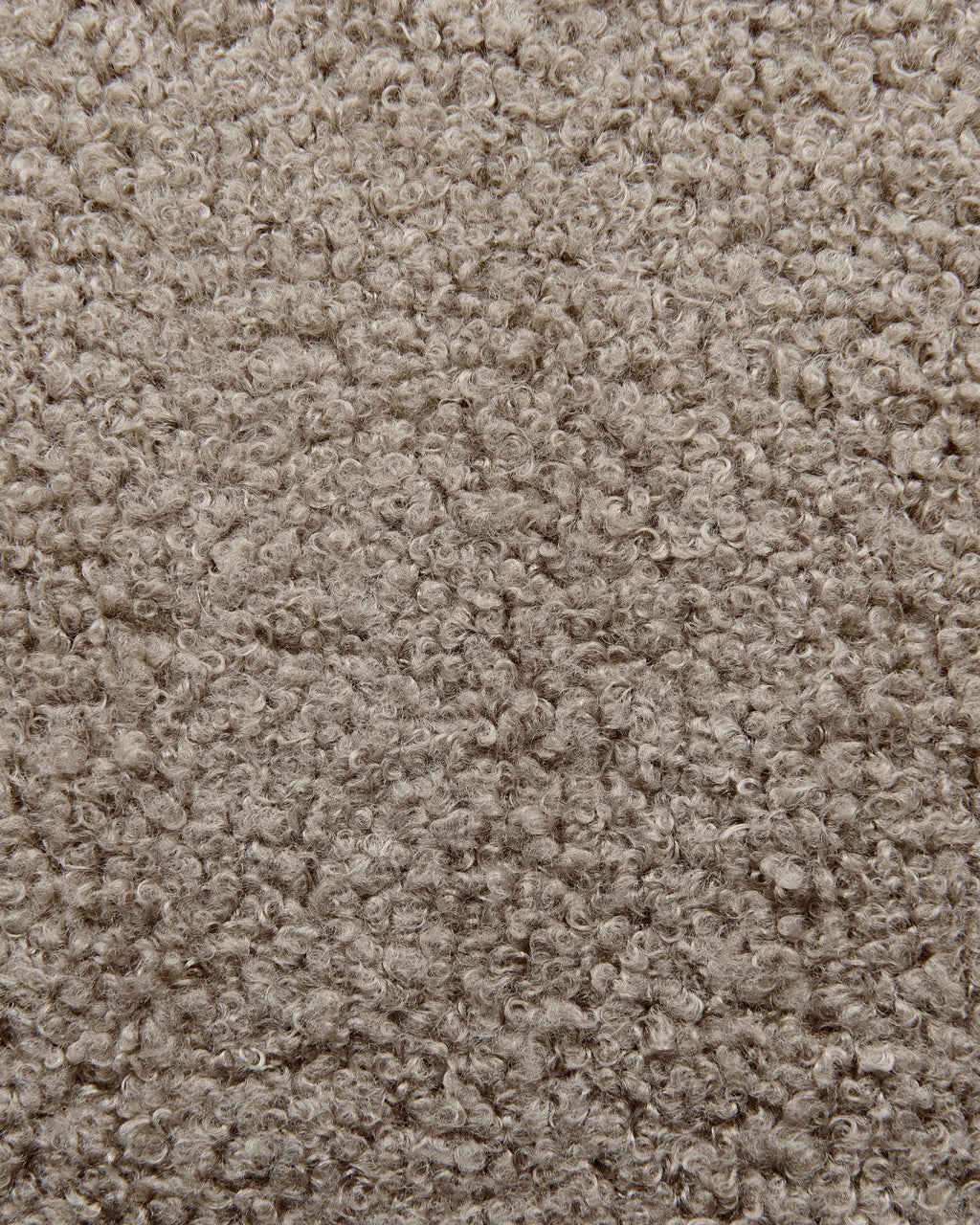 Set of 2 Dining Chairs CASEY Boucle Taupe