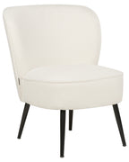 Armchair VOSS Boucle White