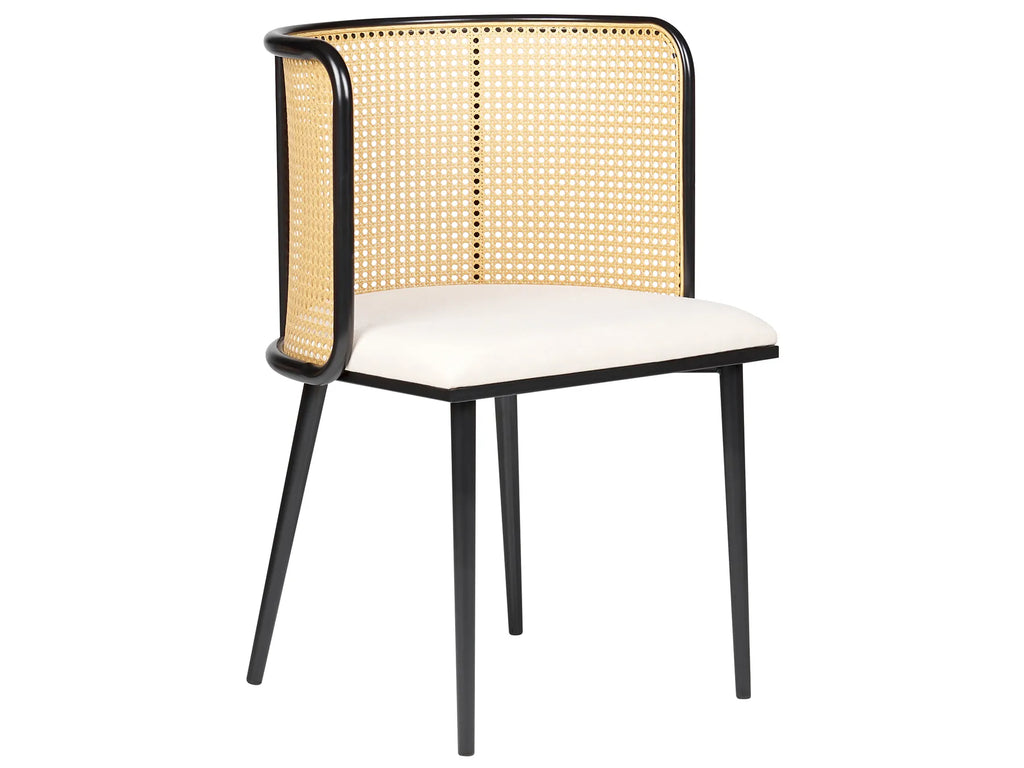 Set of 2 Dining Chairs KOBUK Metal Black