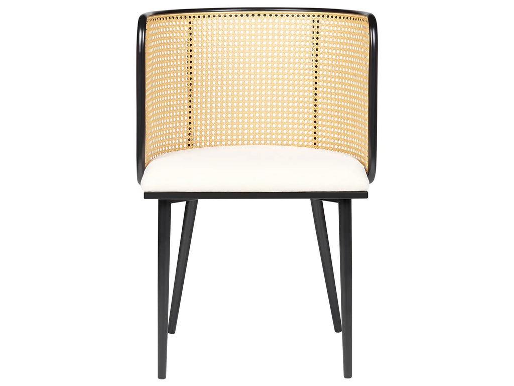Set of 2 Dining Chairs KOBUK Metal Black
