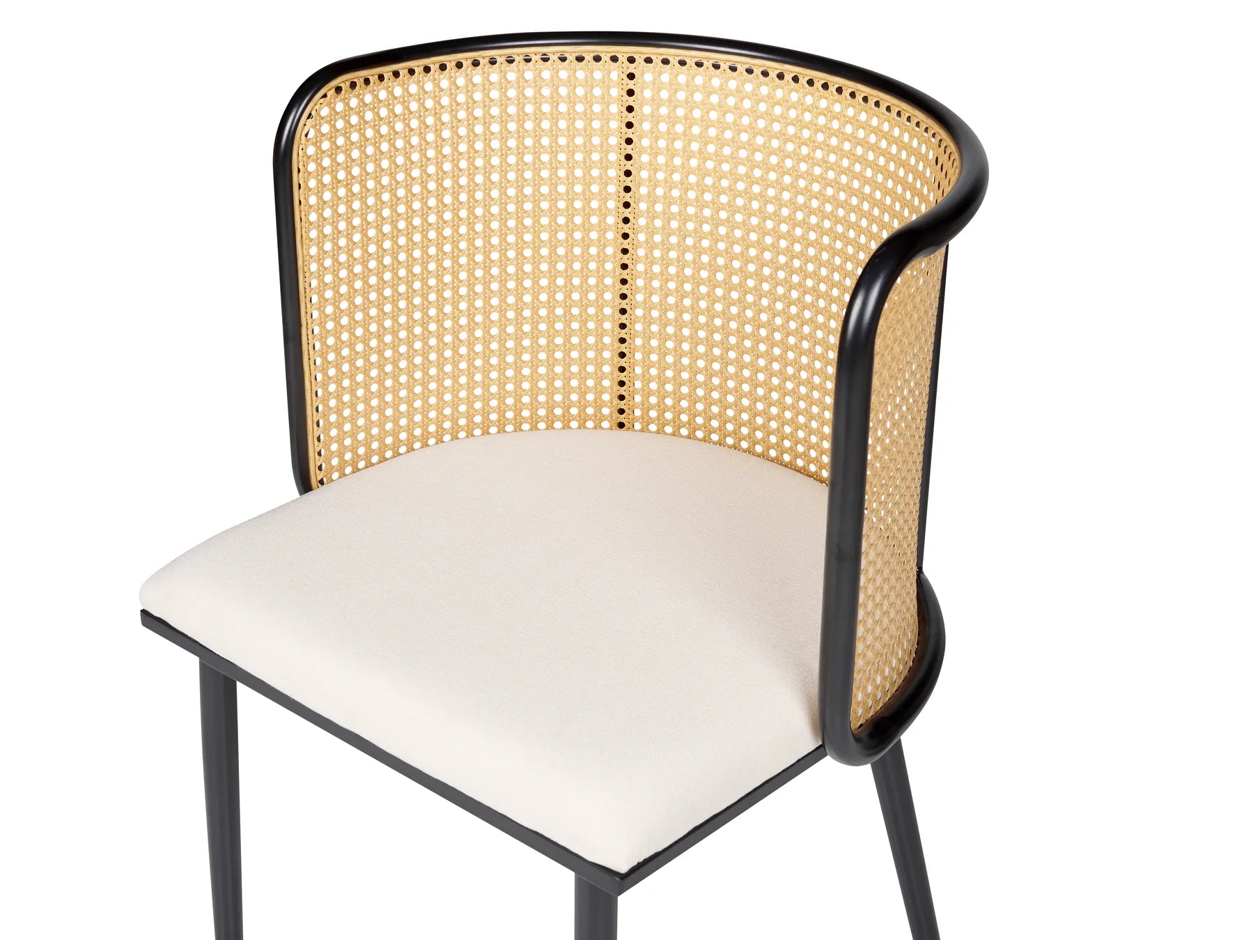 Set of 2 Dining Chairs KOBUK Metal Black