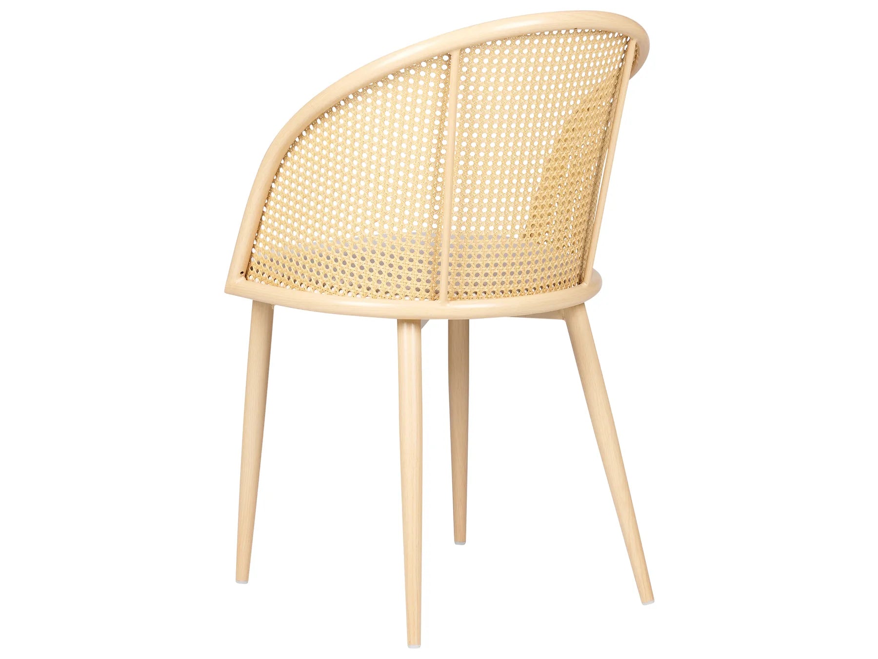 Set of 2 Dining Chairs CORNELL Metal Light Beige