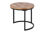 Set of 2 Coffee Tables CLATON Brown