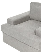 Armchair ALLA Fabric Light Grey