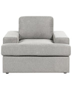 Set of 2 Armchairs ALLA Fabric Light Grey
