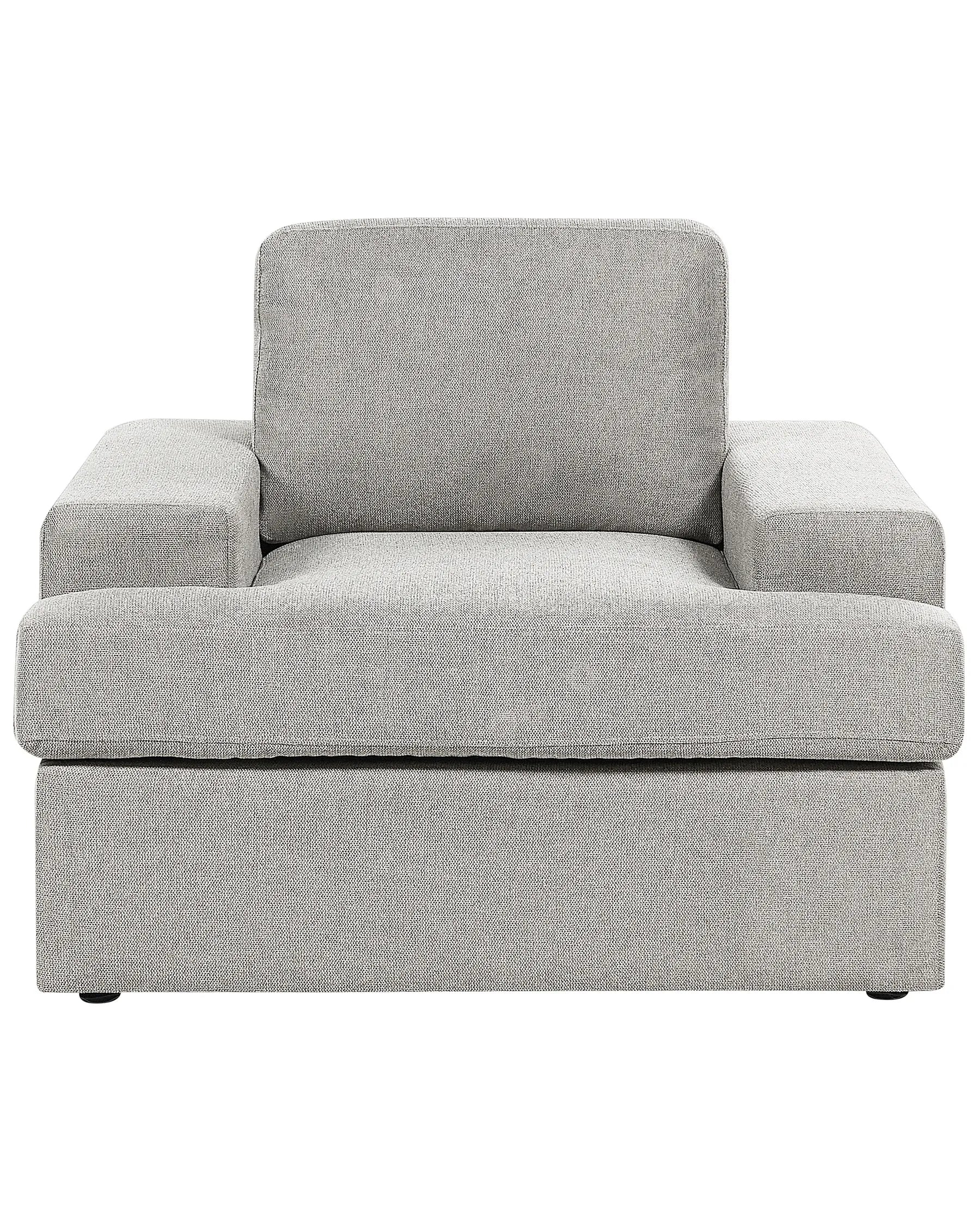 Set of 2 Armchairs ALLA Fabric Light Grey