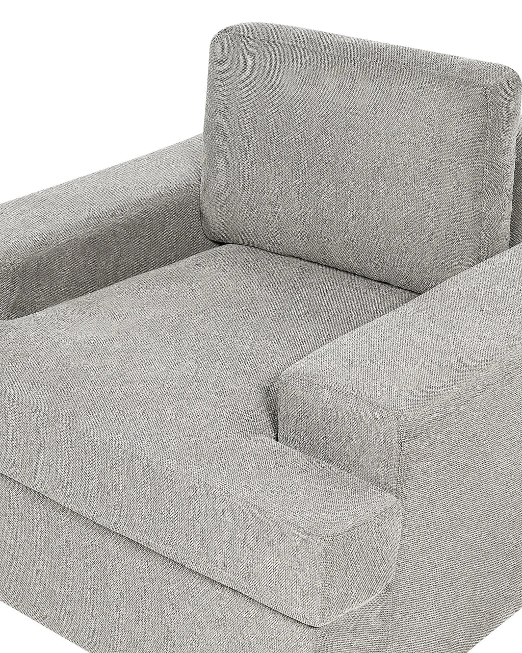 Set of 2 Armchairs ALLA Fabric Light Grey