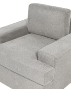 Set of 2 Armchairs ALLA Fabric Light Grey