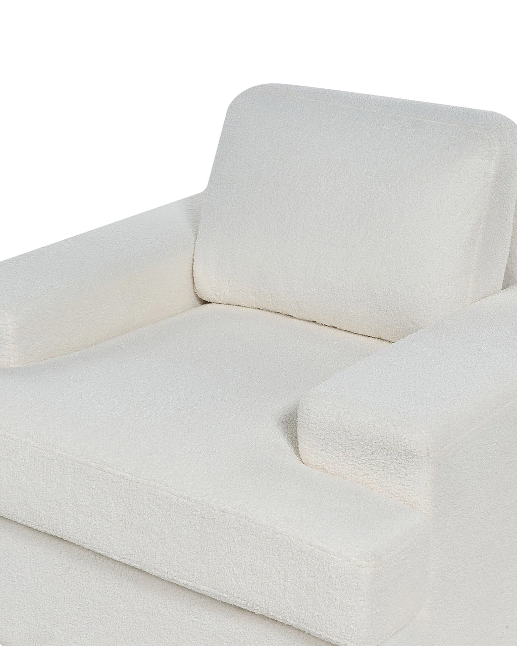 Set of 2 Armchairs ALLA Boucle Off-White