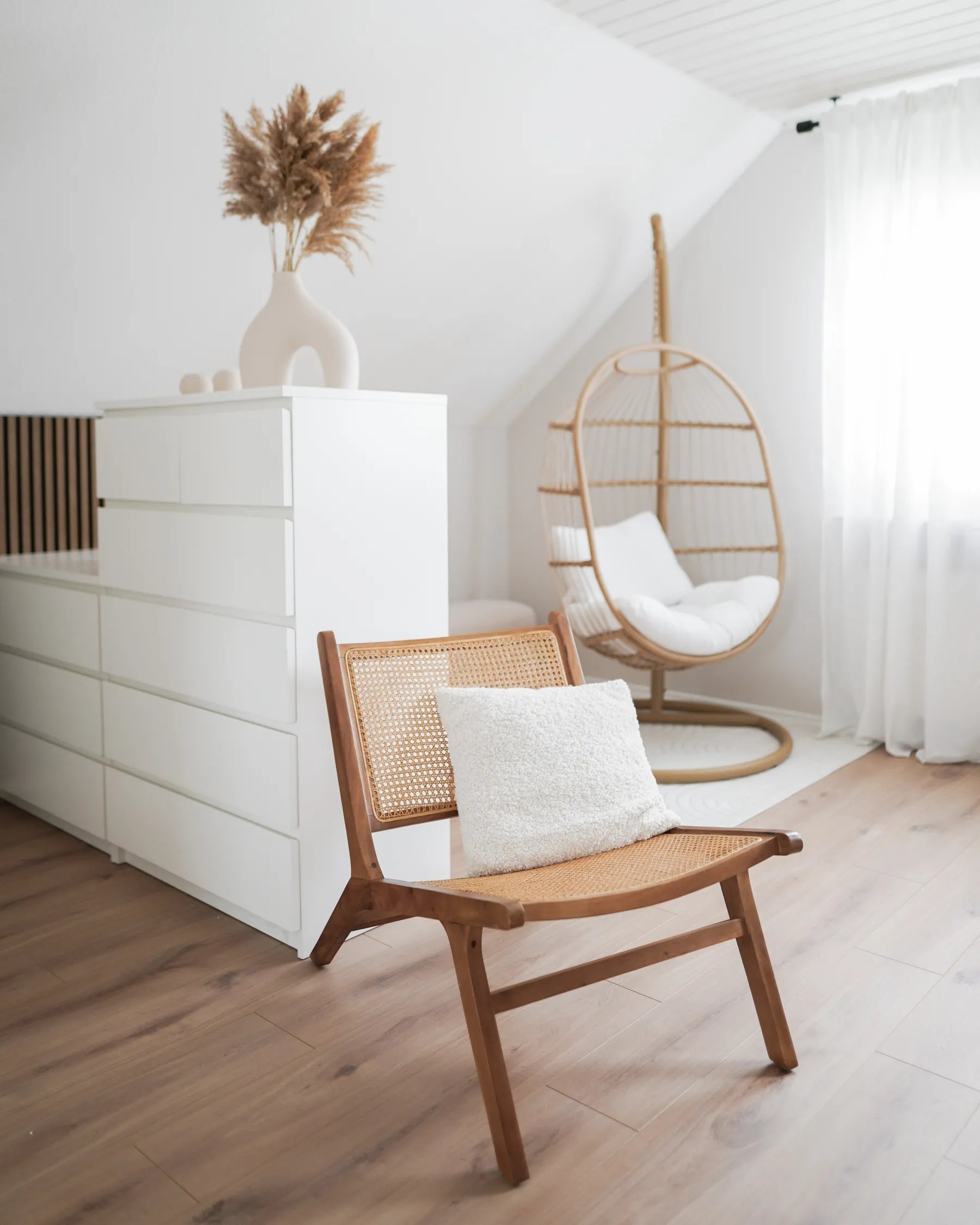 Armchair MIDDLETOWN Mahogany Natural