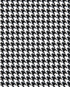 Set of 2 Dining Chairs LUANA Fabric Black/ White
