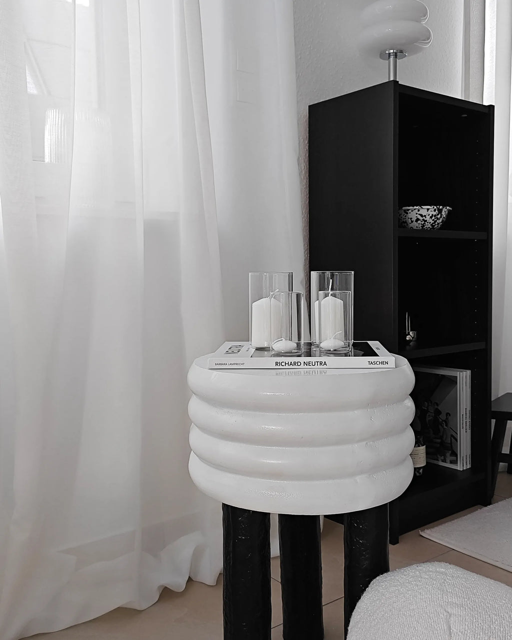 Side Table KIKIWA Metal White