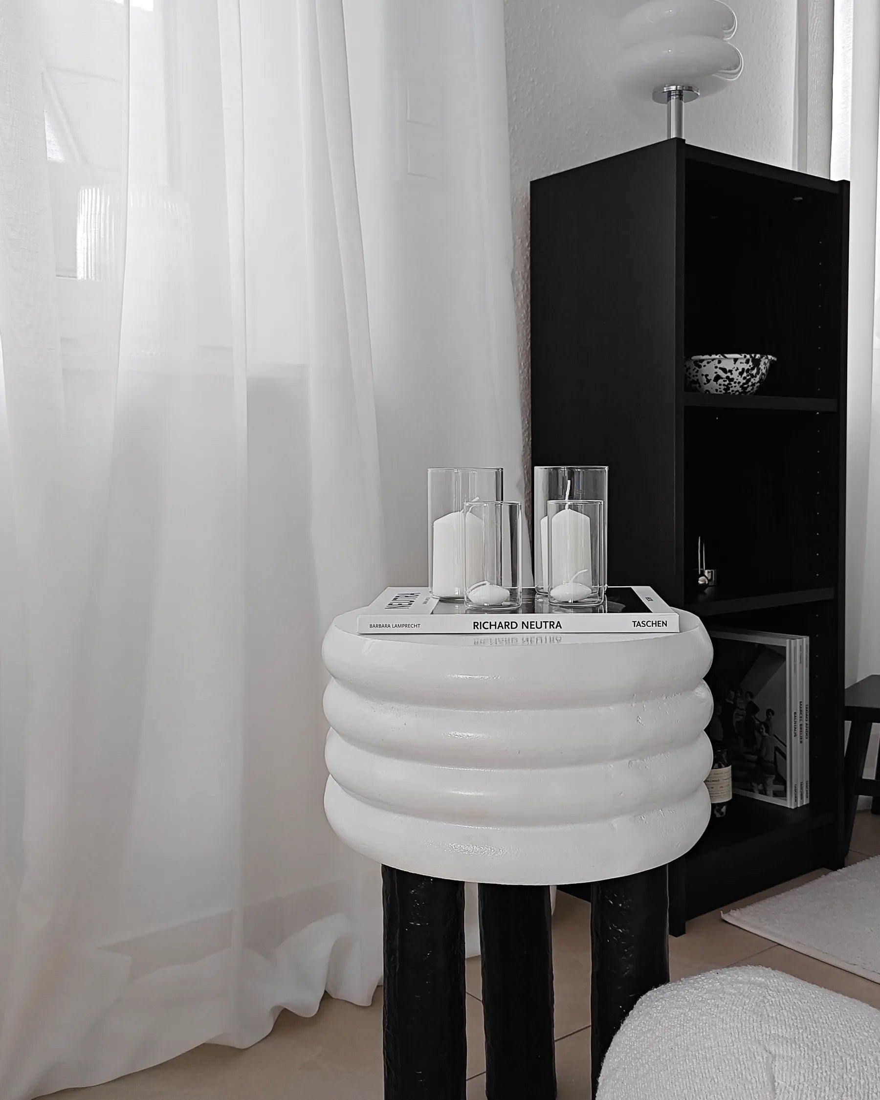 Side Table KIKIWA Metal White