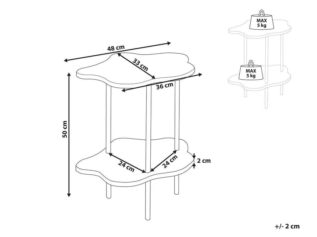 Side Table CLOUD White