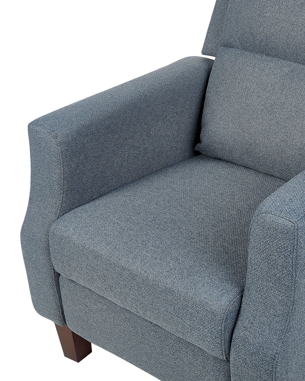 Recliner Chair EGERSUND with Footrest Fabric Dark Blue