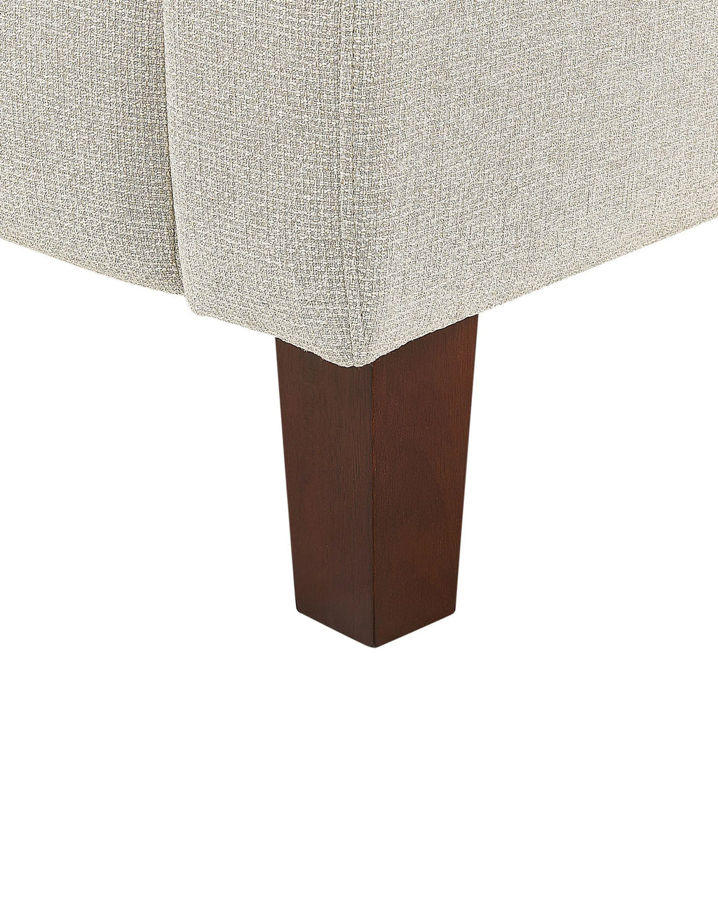 Recliner Chair EGERSUND with Footrest Fabric Light Beige