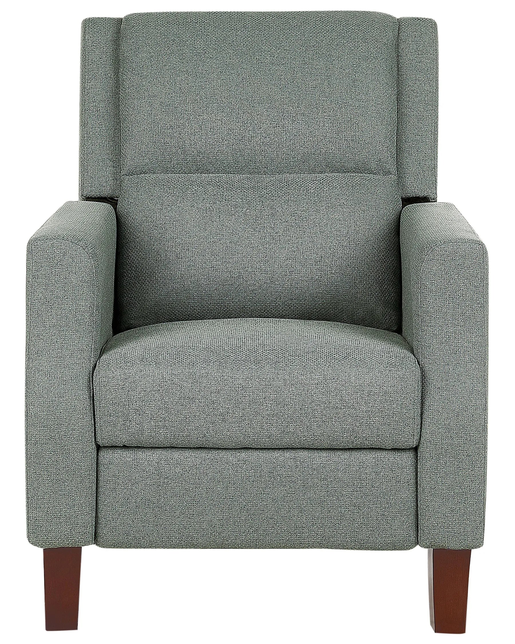 Recliner Chair EGERSUND with Footrest Fabric Light Green