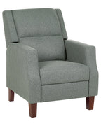 Recliner Chair EGERSUND with Footrest Fabric Light Green