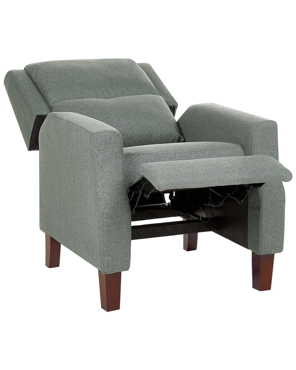 Recliner Chair EGERSUND with Footrest Fabric Light Green