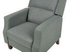 Recliner Chair EGERSUND with Footrest Fabric Light Green